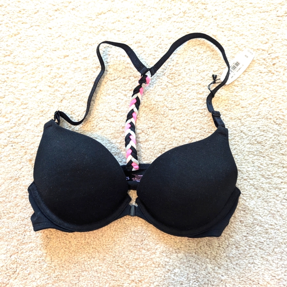 *BRAND NEW VS braided racer back bra